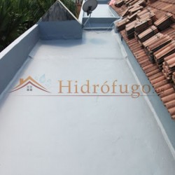 Membrana híbrida+poliuretano Sopgal para impermeabilizar tejados, cubiertas, terrazas, balcones....