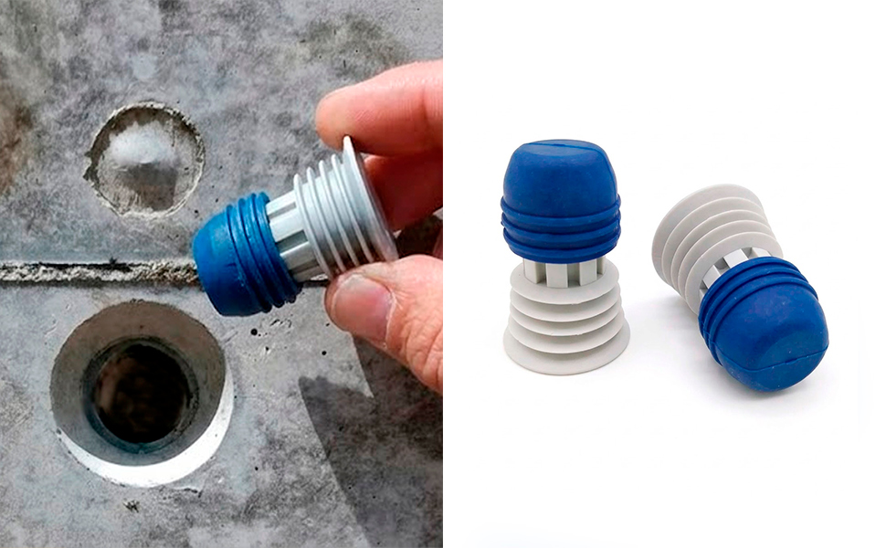Aplicación tapón sellador hidroexpansivo en muro