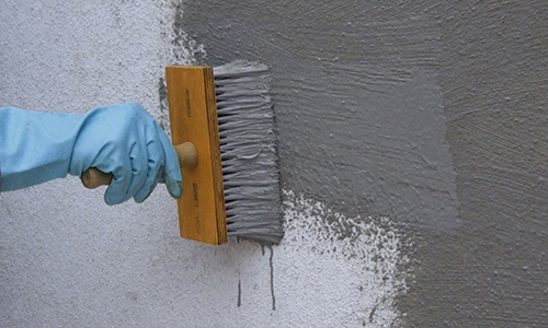 Aplicación mortero pantalla impermeable en interior y exterior